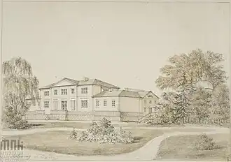 The palace before the neo-baroque rebuilding