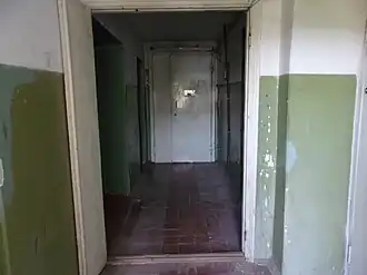 Elevator exit at 7th floor, the site where Krishtopa attacked his first victim, beating her unconscious.