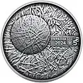 Obverse of the commemorative coin of denomination 5 hryvnia "Pliontanism (Ivan Marchuk)" National Bank of Ukraine (2024)
