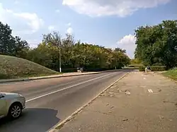 Place of the former main gate from the inner side