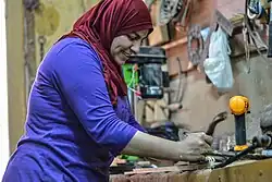 An Egyptian carpentress