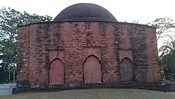Rear view of the mosque