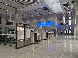 Station building interior