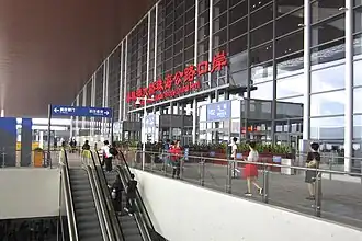 Departure concourse of the Zhuhai HZMB Port