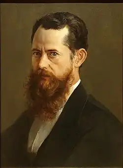 José María Velasco Gómez Self-portrait (1894). Velasco dominated 19th c Mexican landscape painting