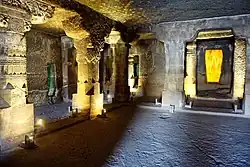 Cave 23: inside hall