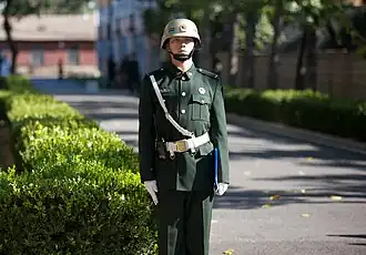 Military guard of the PLAGF in 2012