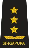 Vice admiral (Republic of Singapore Navy)[52]