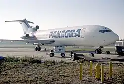 In the late 1990s, the name Panagra was revived as seen on this Boeing 727.