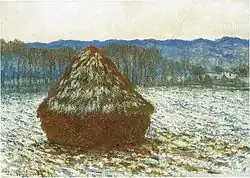 Wheatstack,[35] 1890–91. Oil on canvas. Art Institute of Chicago. W1283