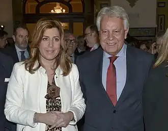 Susana Díaz and Felipe González