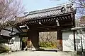 Sanmon gate to the temple