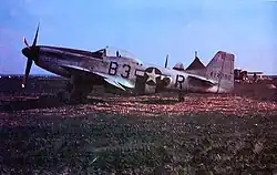 United States Army Air Forces (U.S.A.A.F.) North American F-6A Mustang (reconnaissance version of P-51D Mustang, American military fighter warplane).