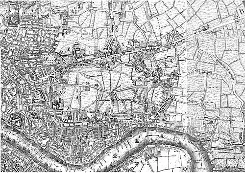 John Rocque's Map of London, 1746