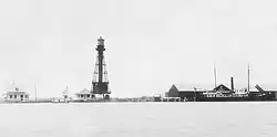 South Pass Light and Port Eads in 1893