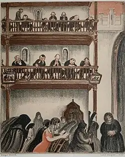 Image No. 4, Mabel Dwight, Basque Church, 1927, lithograph, 13 1/8 x 16 inches, edition of 12