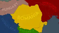 Romania on 3 July 1940, after the Soviet occupation of Bessarabia and Northern Bukovina.