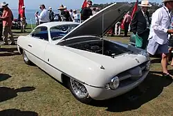 The 1953 Abarth 1100 Sport Ghia Coupé at the 2015 Pebble Beach Concours d'Elegance