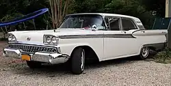 1959 Ford Galaxie Town sedan. 1959 Galaxies carried both Fairlane 500 and Galaxie badges