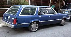 1984 Ford LTD station wagon rear view