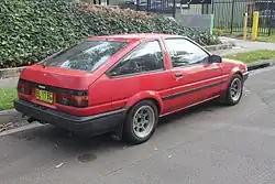 Australian market Sprinter liftback, based on general export model with Sprinter Trueno's taillights