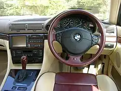 Pre-facelift interior
