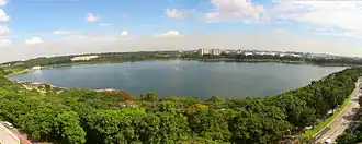Panorama view of Bedok Reservoir