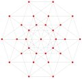 Real {4,3,3,3}, , with 32 vertices, 80 edges, 80 faces, 40 cells, and 10 4-faces