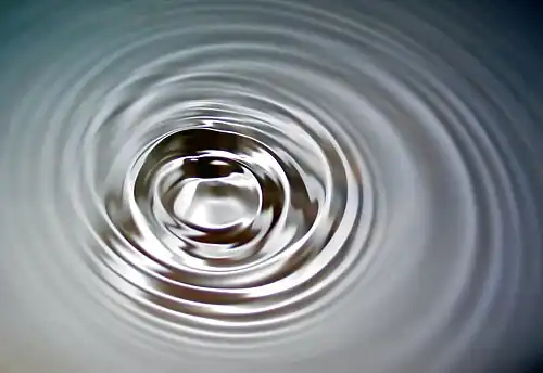 Ripples in water