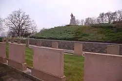 Graves of fallen soldiers