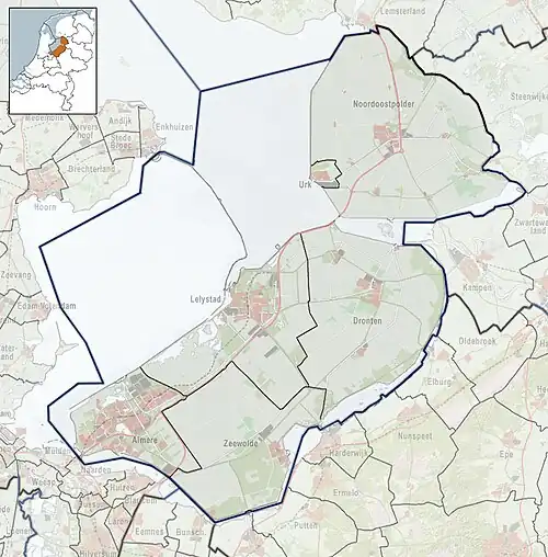 Luttelgeest is located in Flevoland
