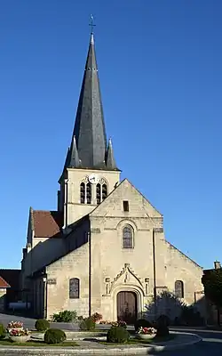 The church in Berneuil-sur-Aisne