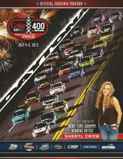 2013 Coke Zero program cover