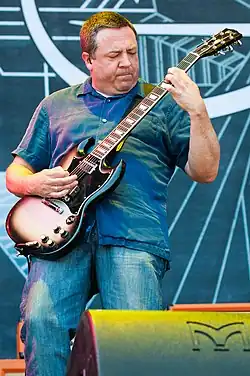 Sult performing with Clutch in 2015