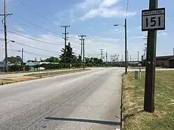 Intersection of Erdman Avenue and Quad Avenue in Pulaski Industrial Area, Baltimore