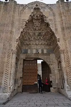 Monumental gateway of the Sultan Han