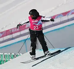 Guo Junyan at women's slopestyle