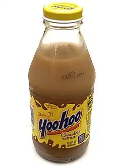Yoo-hoo original chocolate flavor in a glass bottle