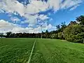 Sports fields adjacent to Kirk's Bush