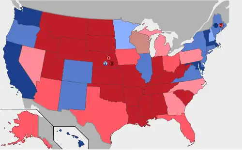 Results by margin of victory in each state.[i]