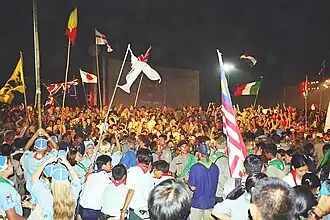 Image 8Closing ceremony of the 20th World Scout Jamboree, held in Thailand in 2002/2003 (from Jamboree)