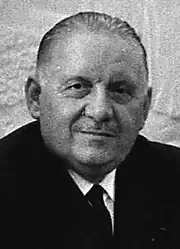 Alain Poher (1909–1996) Served 1969, 1974 (as interim)