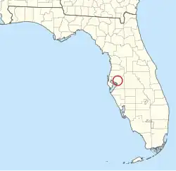 Location of Tampa Reservation