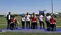 Para archery men's W1 open medal ceremony