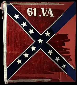 Flag of the 61st Virginia Infantry Regiment