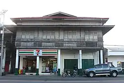 The Josefina T. Lacson Ancestral House, renowned for the 7/11 leasing underneath the clan residence.