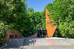 Monument to Red Army soldiers killed during World War II