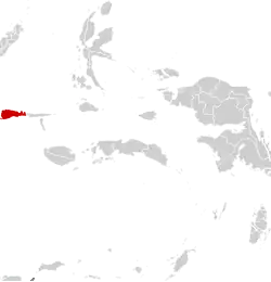 Location within Maluku Islands