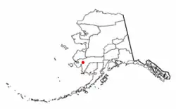 Location of Akiachak, Alaska