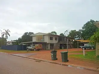 Standard style of housing in Trunding suburb